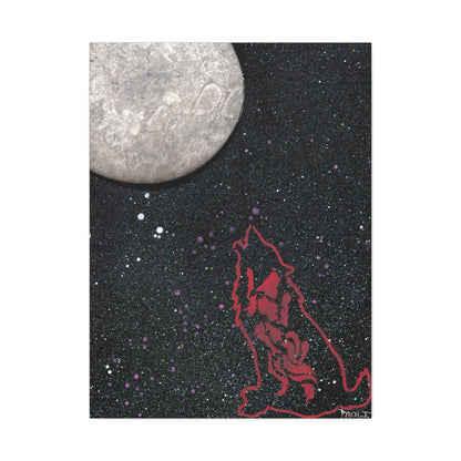 Project Howl #1 on Matte Canvas, Stretched, 1.25"