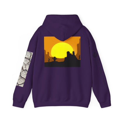 Desert Wolf Hoodie - Unisex (50/50 cotton+polyester)