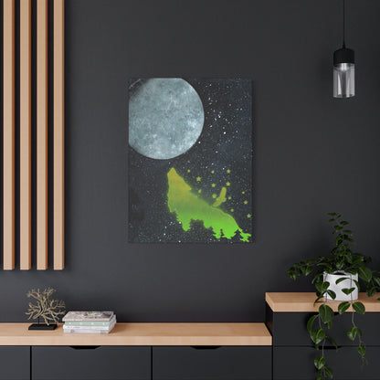 Project Howl #2 on Matte Canvas, Stretched, 1.25"