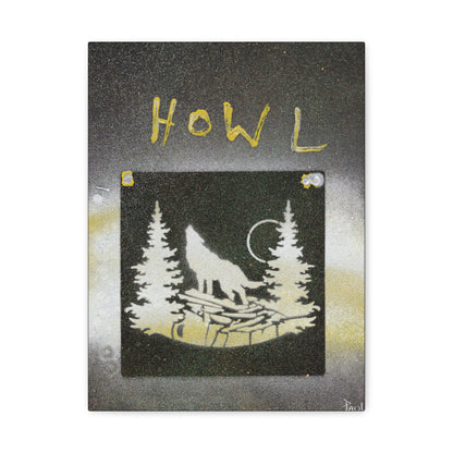 Project Howl #3 on Matte Canvas, Stretched, 1.25"