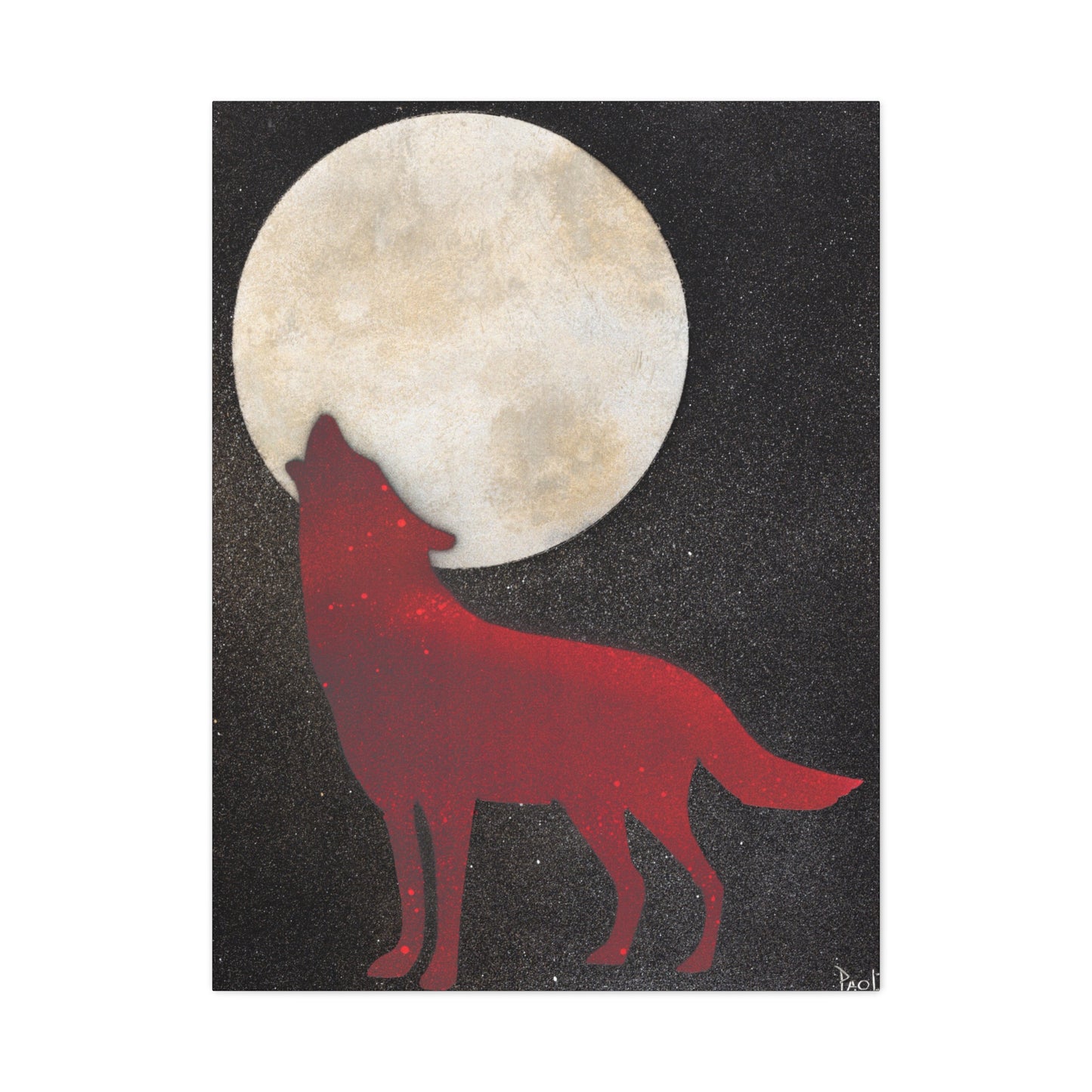 Project Howl #9 on Matte canvas