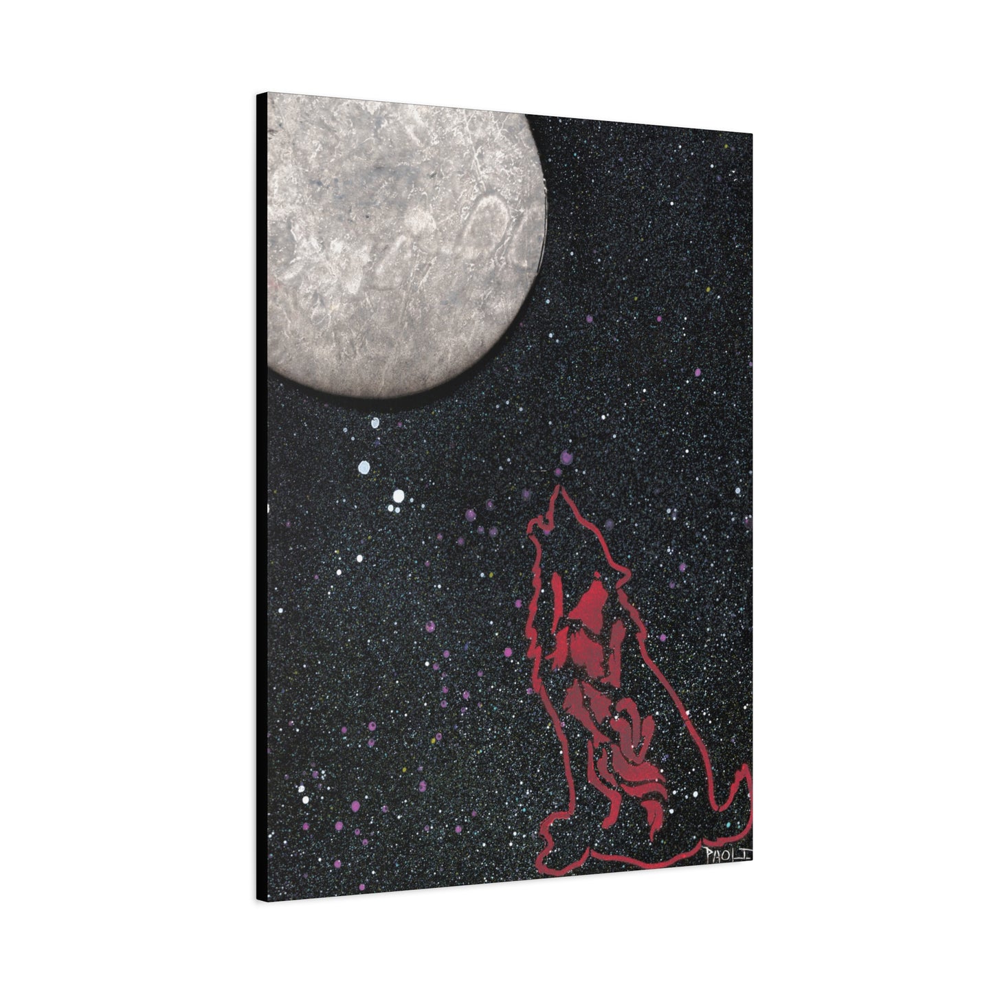 Project Howl #1 on Matte Canvas, Stretched, 1.25"