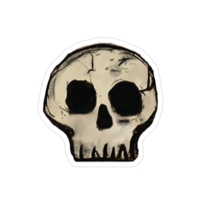 Desert Skull Transparent Outdoor Stickers, Die-Cut, 1pc