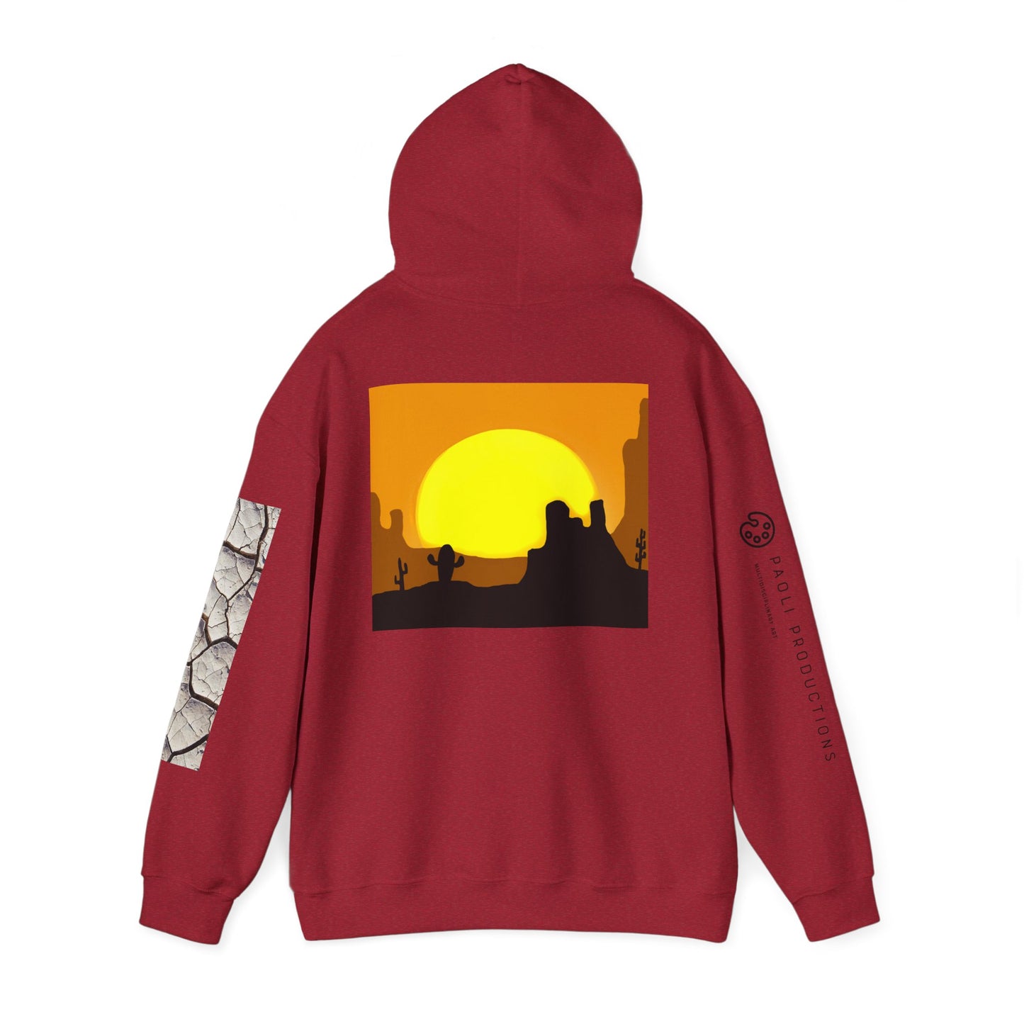 Desert Wolf Hoodie - Unisex (50/50 cotton+polyester)