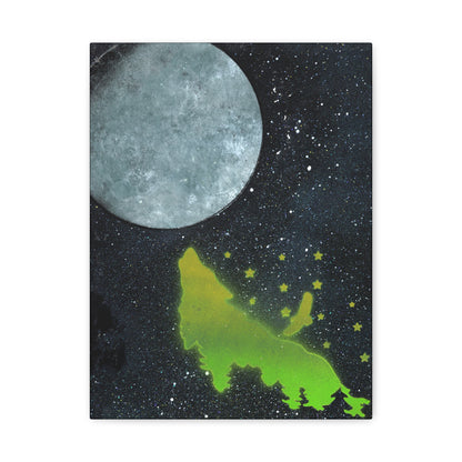 Project Howl #2 on Matte Canvas, Stretched, 1.25"