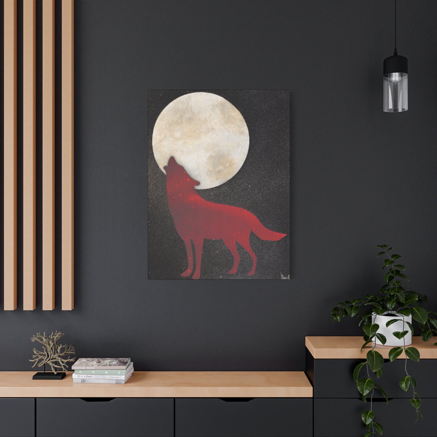Project Howl #9 on Matte canvas