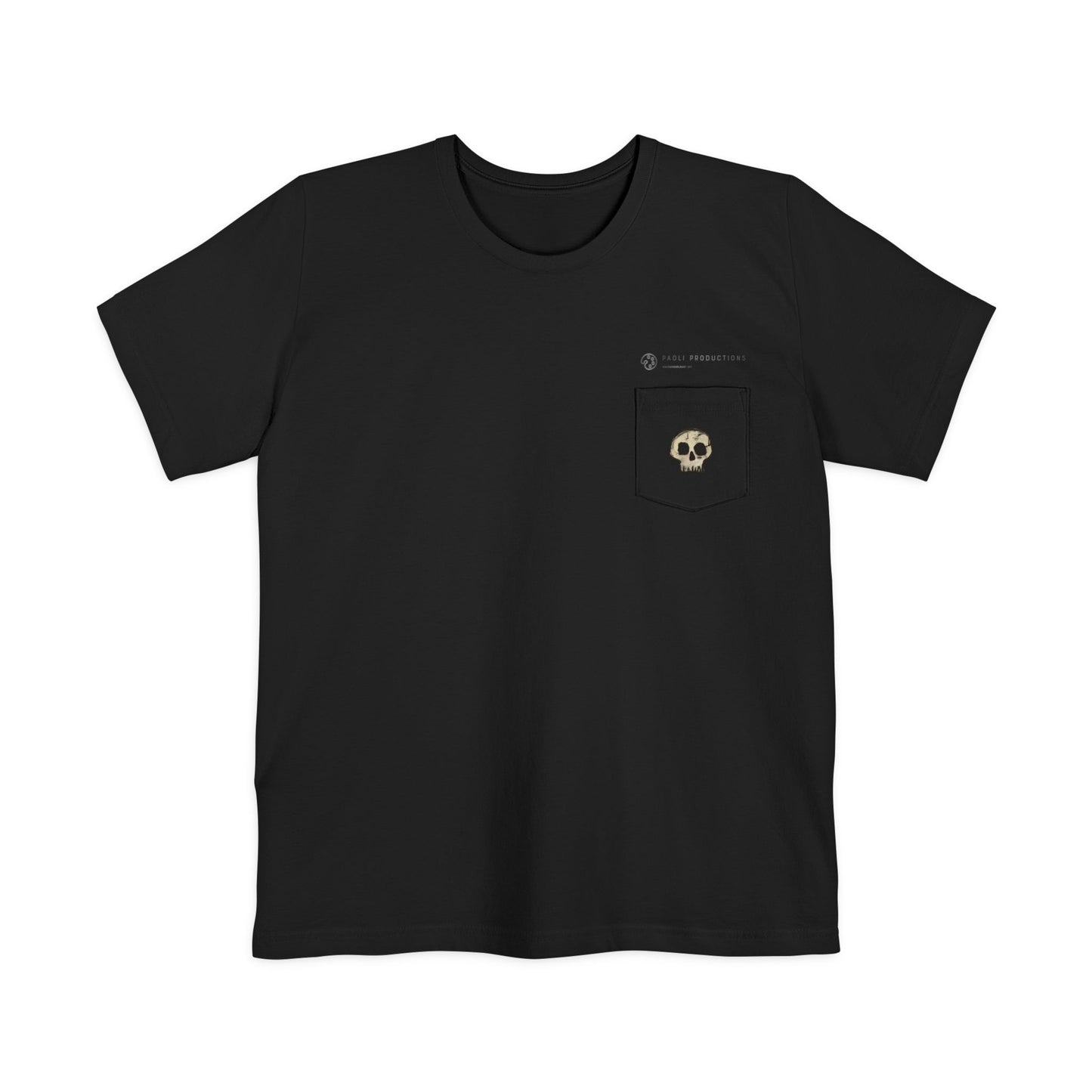 Project Sketchbook - 100% cotton Pocket Ts - Desert Sunset Skull T-shirt | Unisex Pocket Tee | Casual Streetwear, Graphic Tee for Nature Lovers, Festival Wear, Unique Gift
