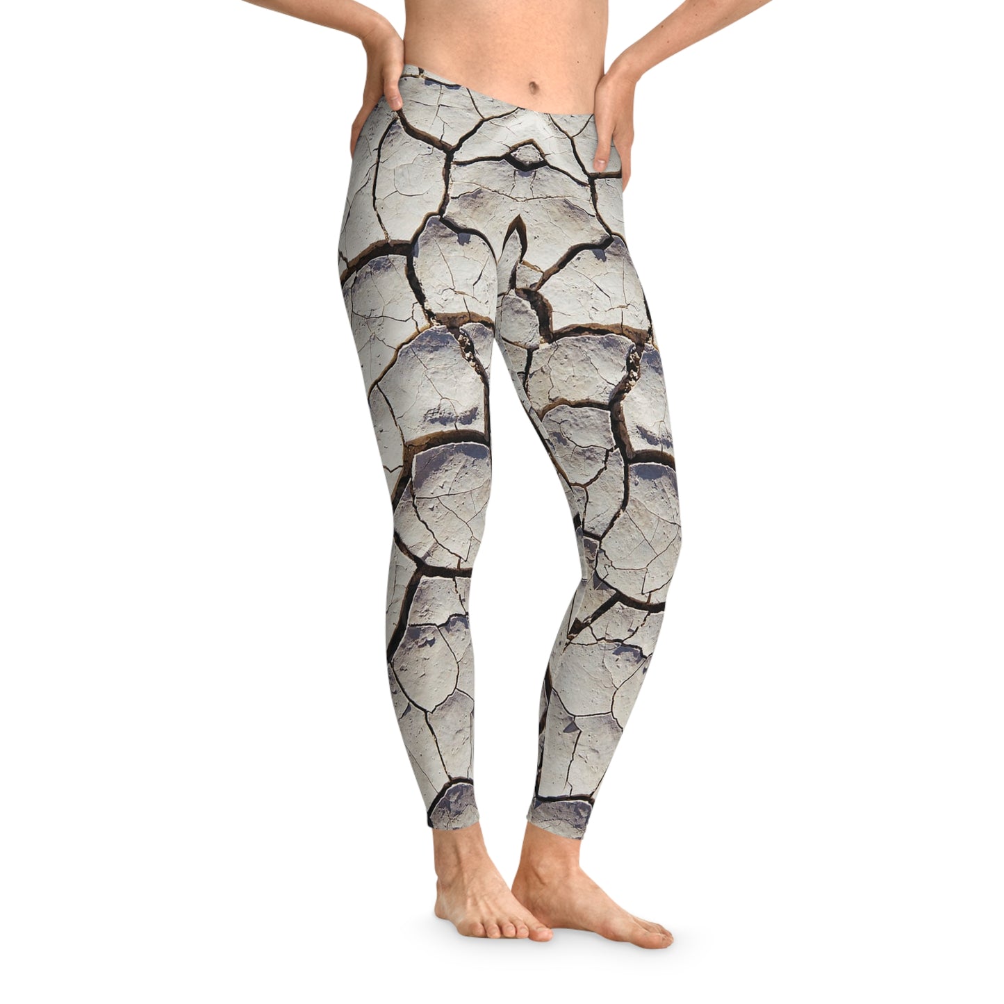 " PLAYA" Leggings - (Cracked Desert Pattern)