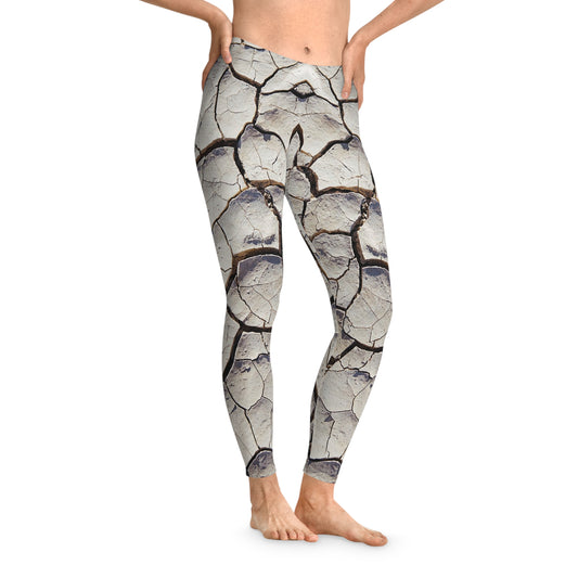 " PLAYA" Leggings - (Cracked Desert Pattern)