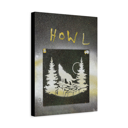 Project Howl #3 on Matte Canvas, Stretched, 1.25"