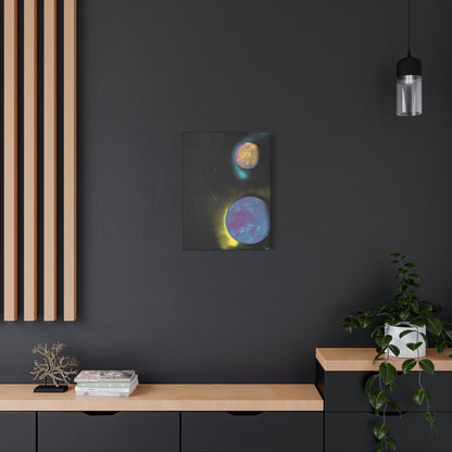 Project Galaxy #9 on Matte Canvas (stretched) -Cosmic Art Canvas, Wall Decor, Space-Themed Artwork, Planet Print, Abstract Home Decor, Gift for Astronomers, Celestial Wall Art