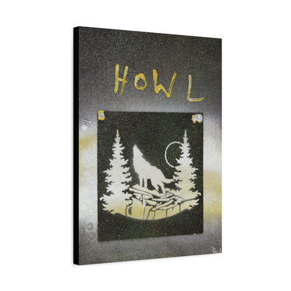 Project Howl #3 on Matte Canvas, Stretched, 1.25"