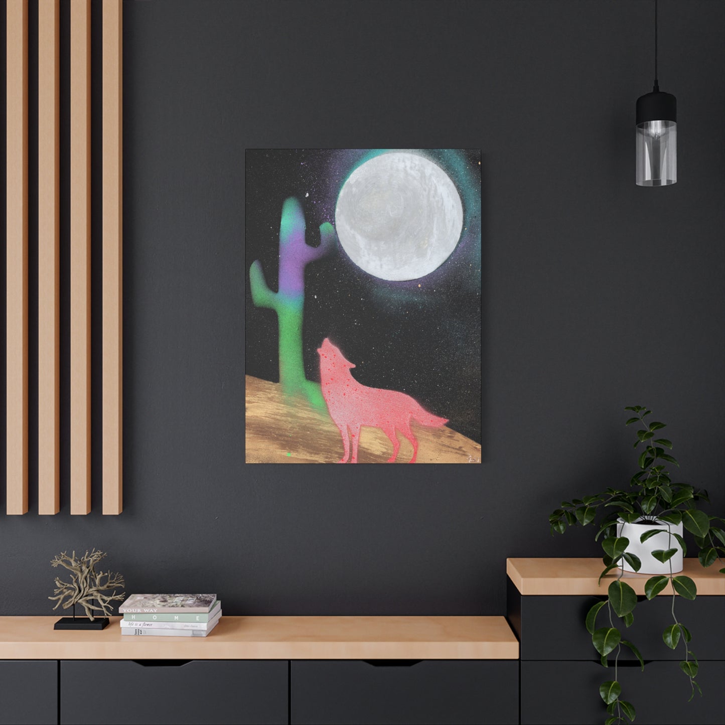 Project Howl #15 - on Matte Canvas (Stretched 1.5)