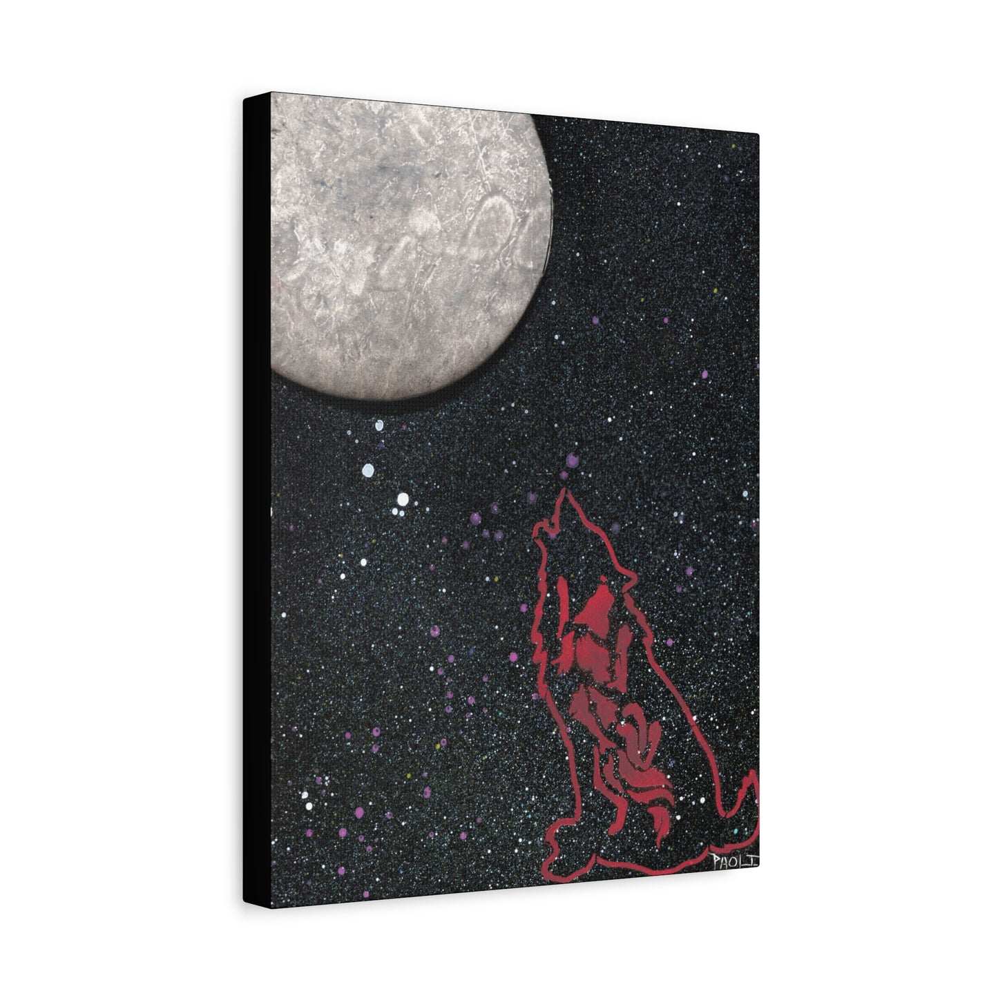 Project Howl #1 on Matte Canvas, Stretched, 1.25"