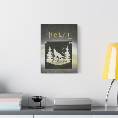 Project Howl #3 on Matte Canvas, Stretched, 1.25"