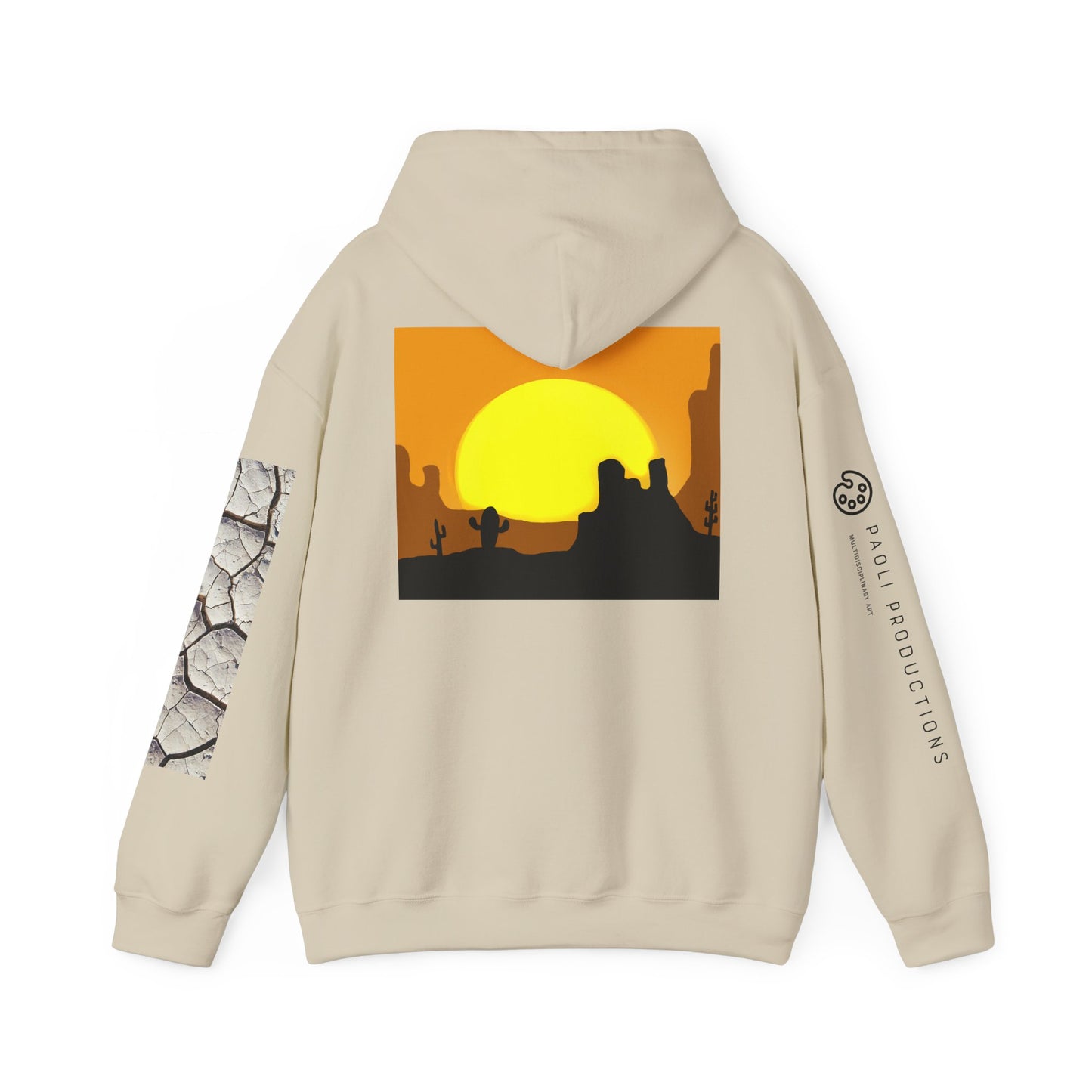 Desert Wolf Hoodie - Unisex (50/50 cotton+polyester)