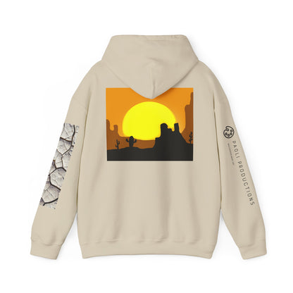Desert Wolf Hoodie - Unisex (50/50 cotton+polyester)