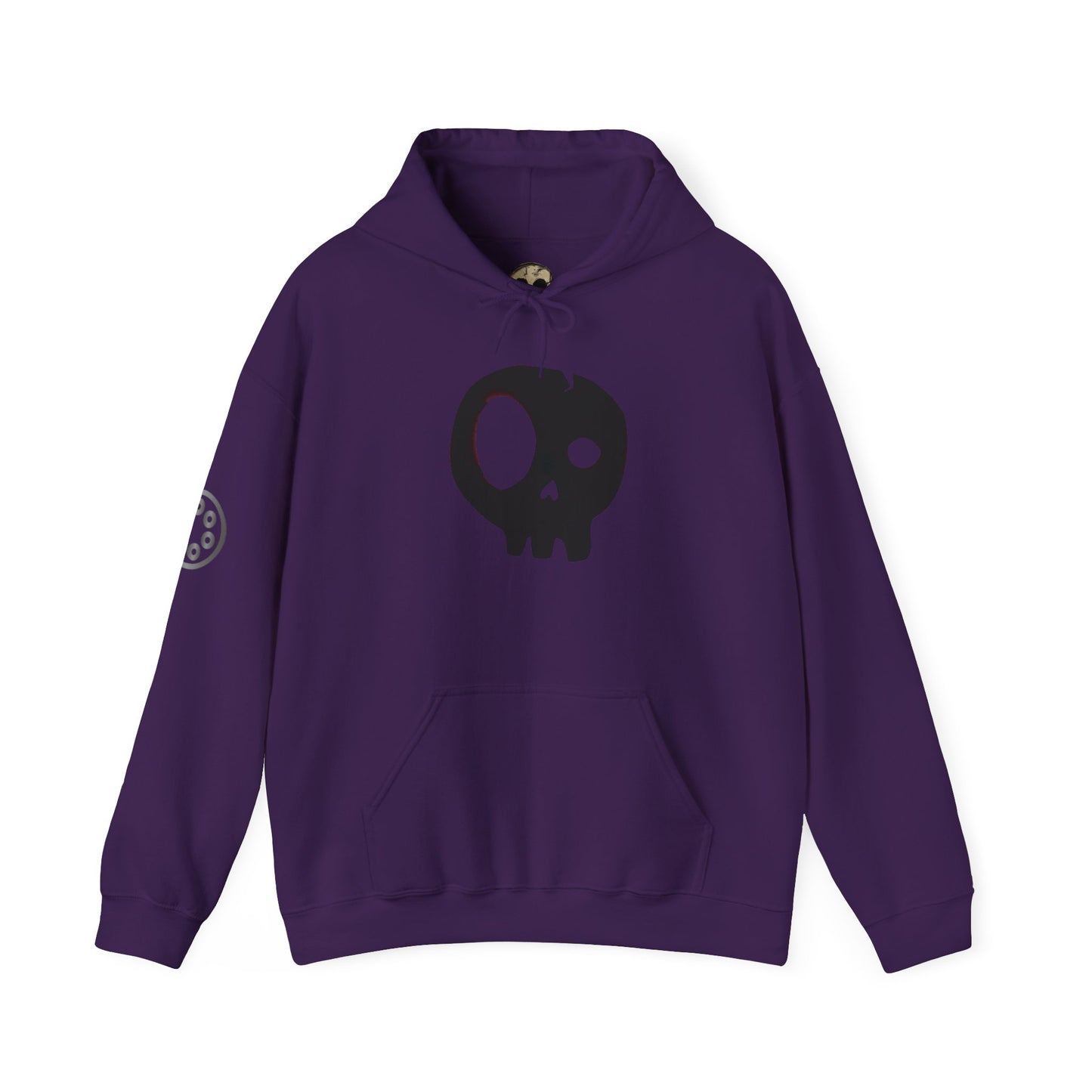 Project Flux - Bold Skull Graphic Hoodie | Comfortable Unisex Sweatshirt for Casual Wear, Street Style, Gift for Friends, Halloween Fashion