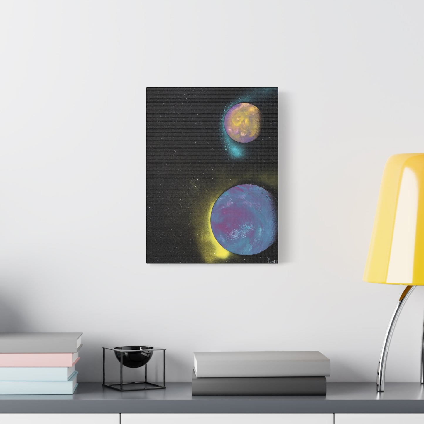 Project Galaxy #9 on Matte Canvas (stretched) -Cosmic Art Canvas, Wall Decor, Space-Themed Artwork, Planet Print, Abstract Home Decor, Gift for Astronomers, Celestial Wall Art