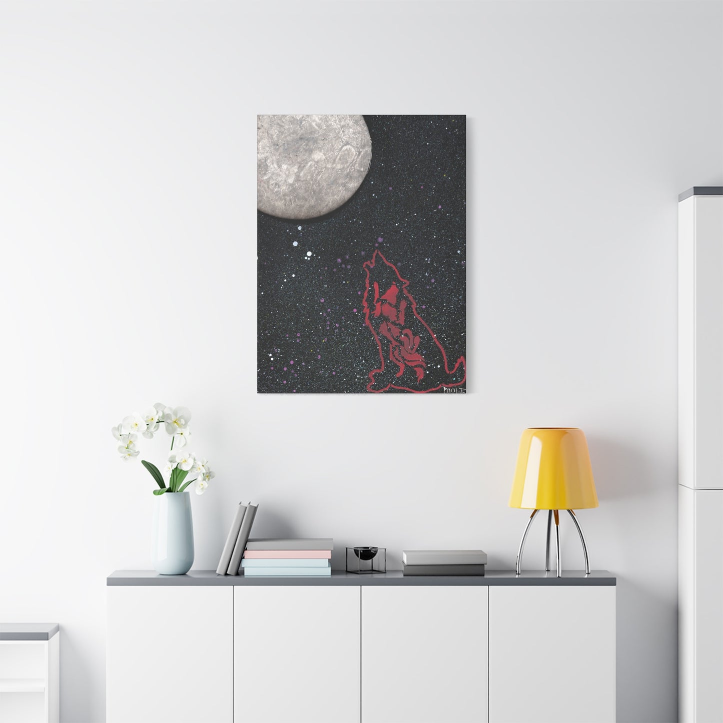 Project Howl #1 on Matte Canvas, Stretched, 1.25"