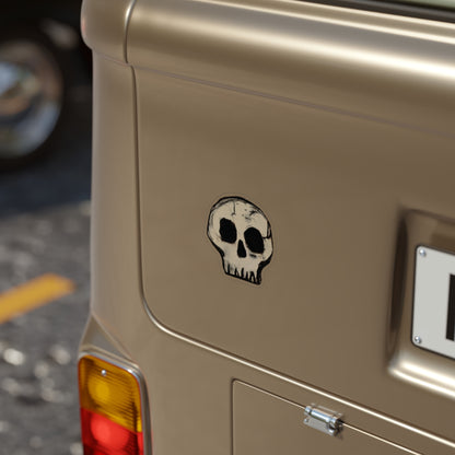 Desert Skull Transparent Outdoor Stickers, Die-Cut, 1pc