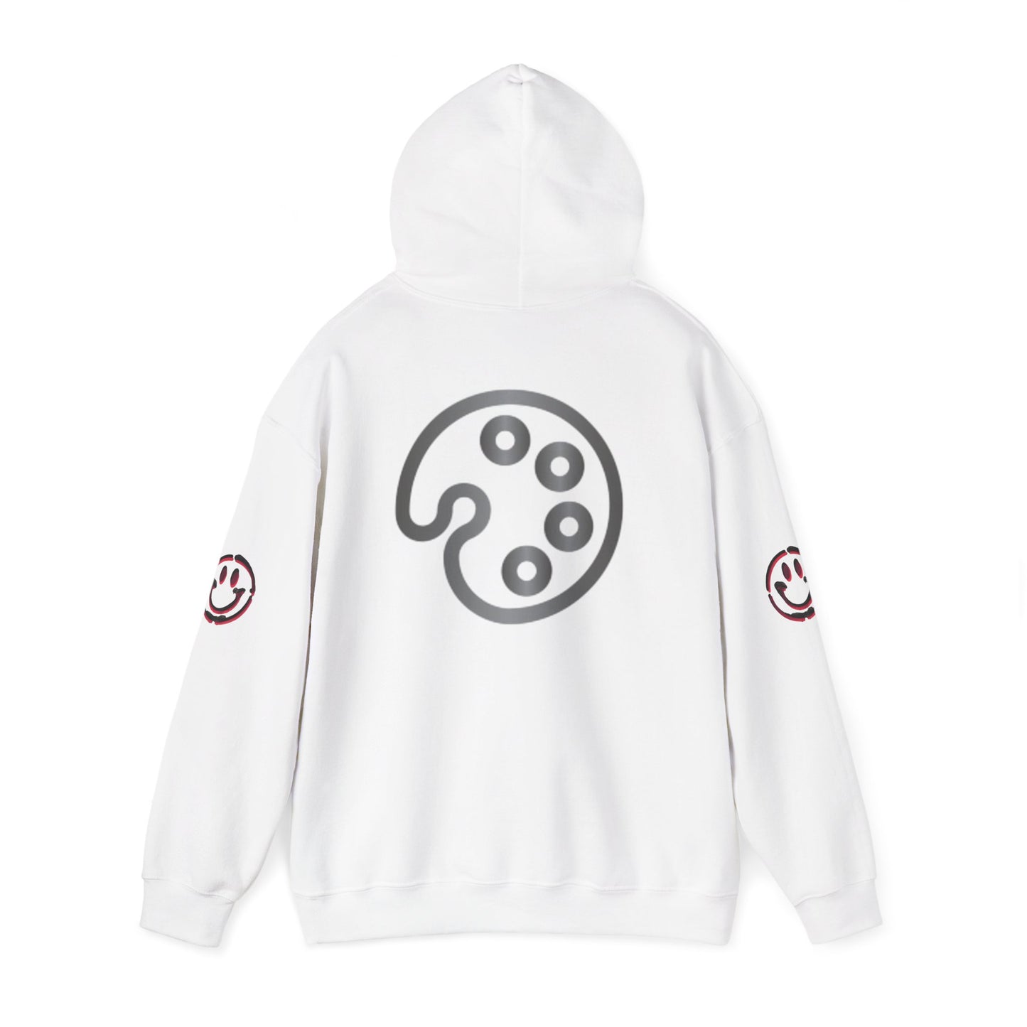 Artists' Palette Hoodie — Paoli Productions Rainbow Logo Hooded Sweatshirt