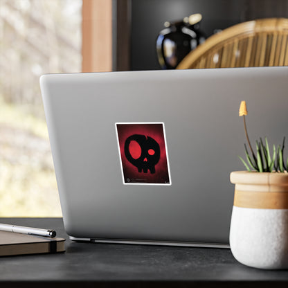 Project Flux - Bold Skull Kiss-Cut Vinyl Decals, Laptop Stickers, Wall Art, Home Decor, Halloween Decor, Edgy Designs