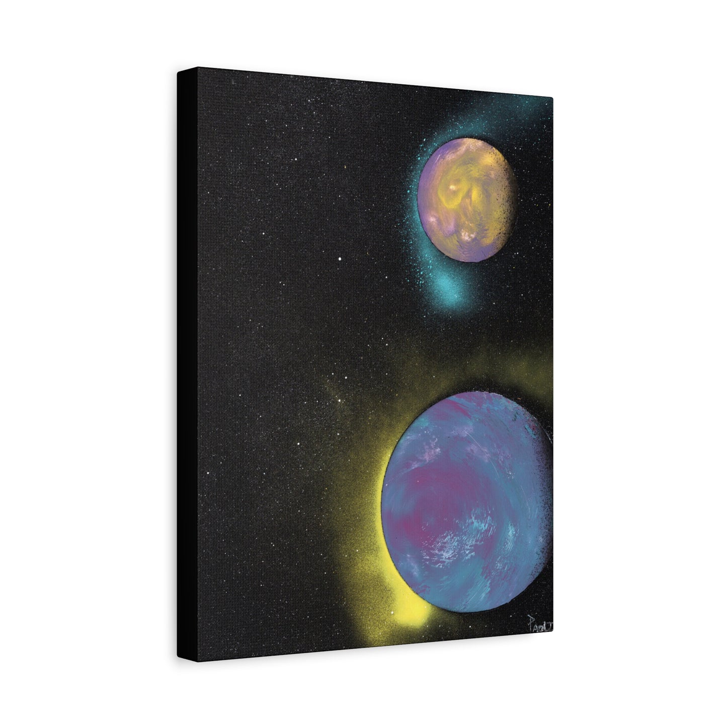 Project Galaxy #9 on Matte Canvas (stretched) -Cosmic Art Canvas, Wall Decor, Space-Themed Artwork, Planet Print, Abstract Home Decor, Gift for Astronomers, Celestial Wall Art