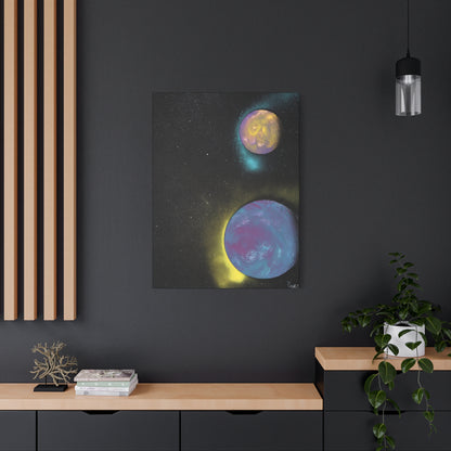Project Galaxy #9 on Matte Canvas (stretched) -Cosmic Art Canvas, Wall Decor, Space-Themed Artwork, Planet Print, Abstract Home Decor, Gift for Astronomers, Celestial Wall Art