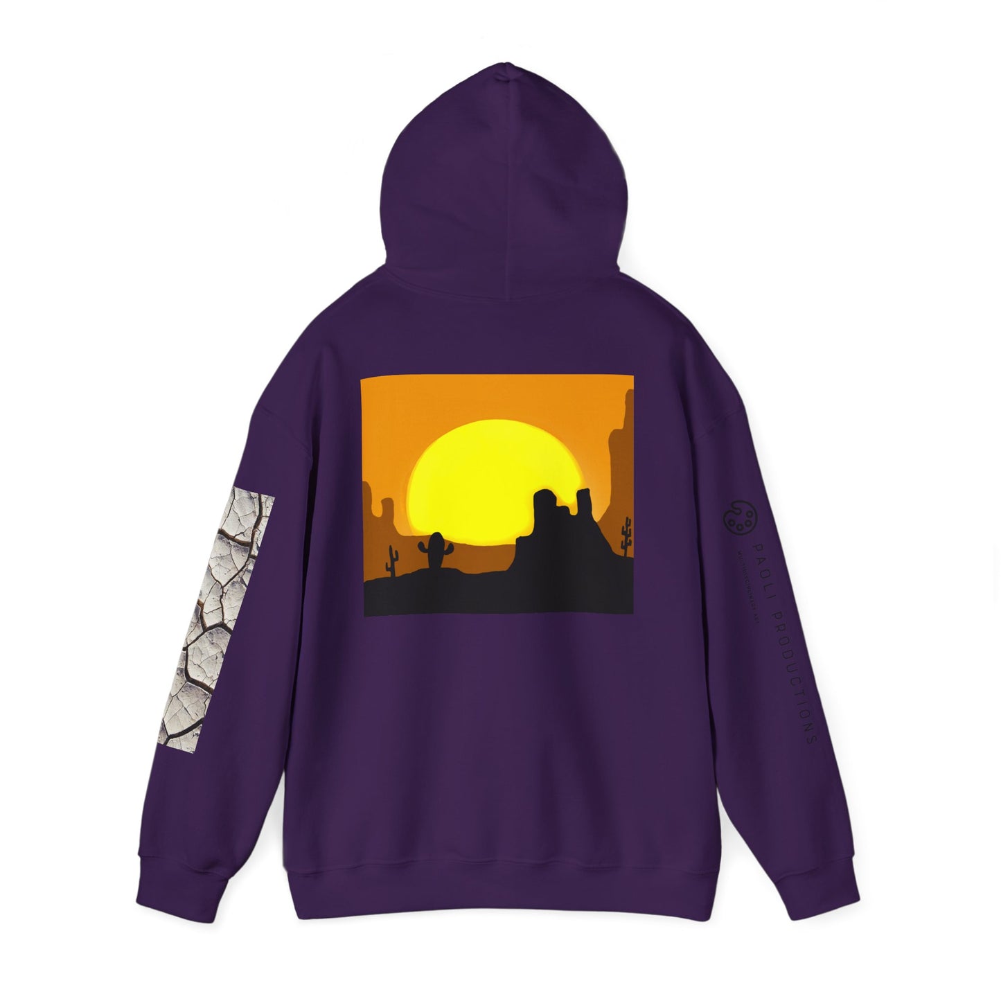 Desert Wolf Hoodie - Unisex (50/50 cotton+polyester)