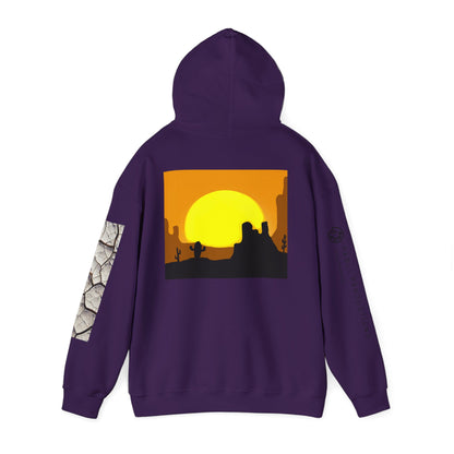 Desert Wolf Hoodie - Unisex (50/50 cotton+polyester)