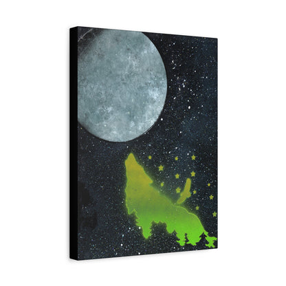 Project Howl #2 on Matte Canvas, Stretched, 1.25"