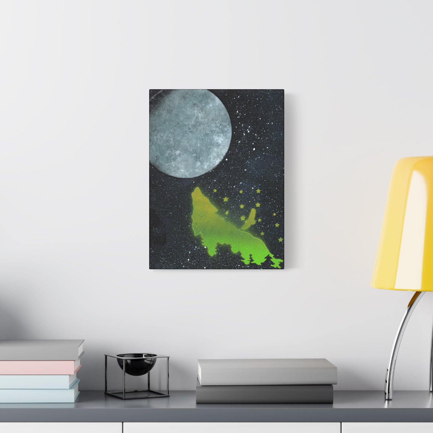 Project Howl #2 on Matte Canvas, Stretched, 1.25"