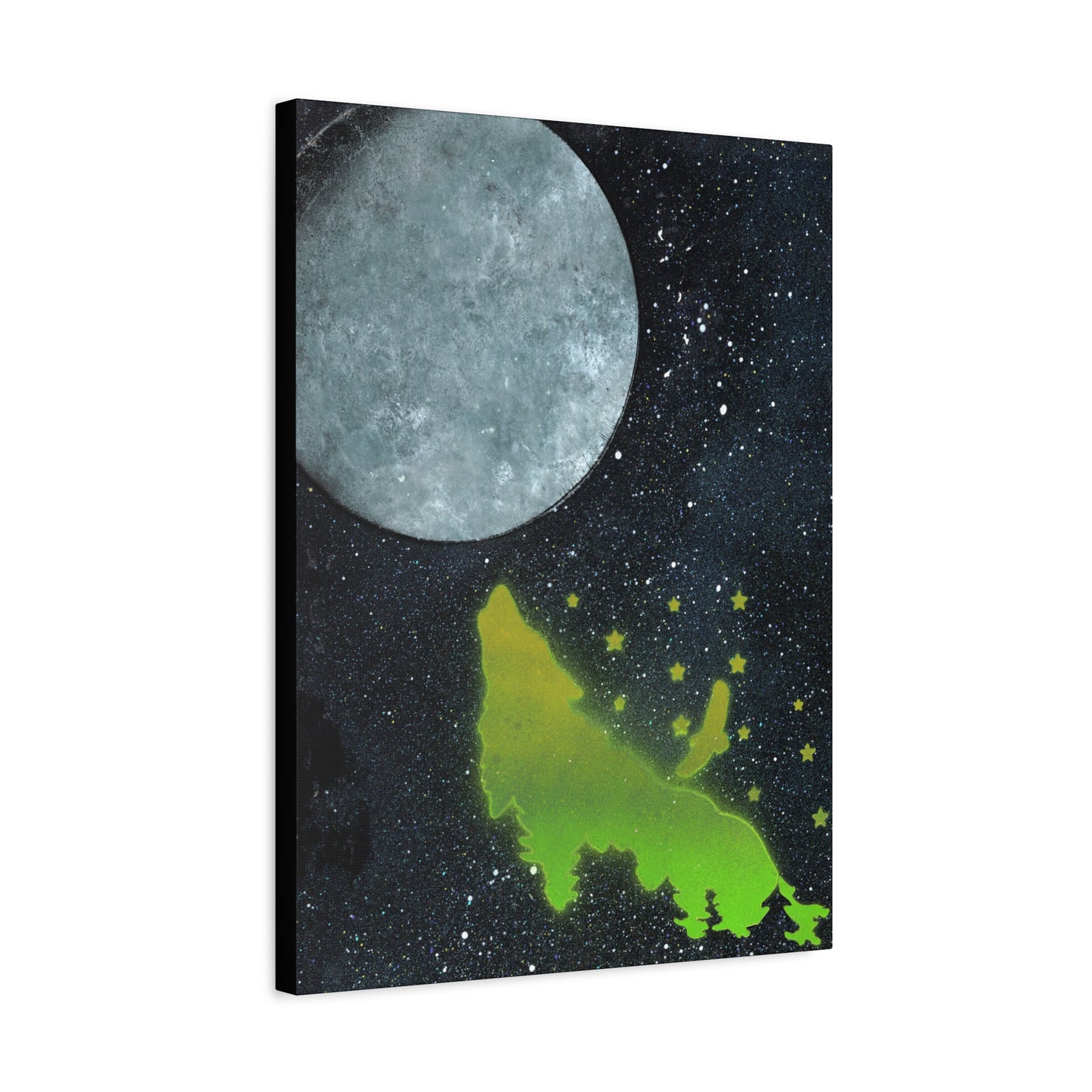 Project Howl #2 on Matte Canvas, Stretched, 1.25"