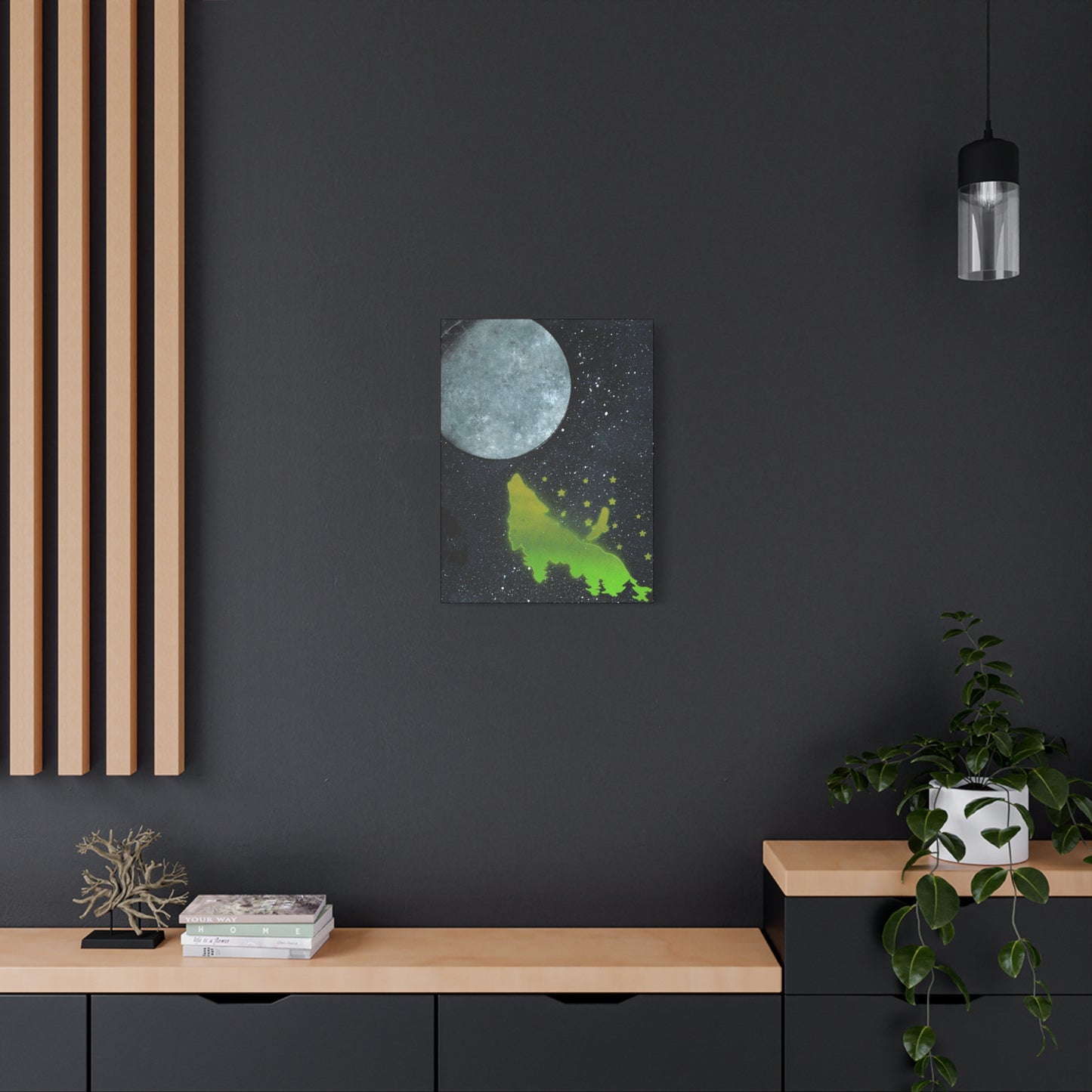 Project Howl #2 on Matte Canvas, Stretched, 1.25"